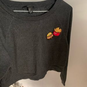 Forever 21 Cropped Crewneck